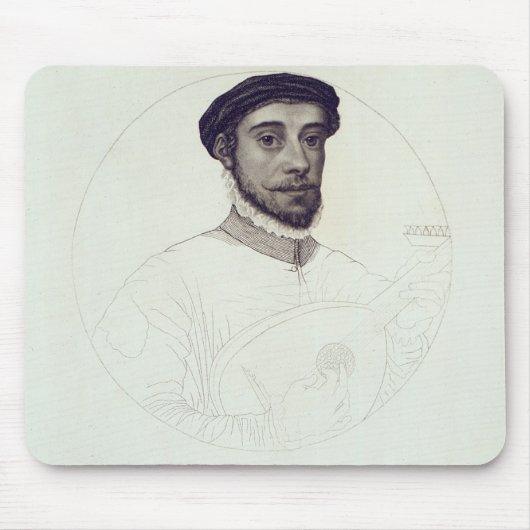 Porträt von David Rizio, eine Vorlage gemalt Mousepad (Vorne)