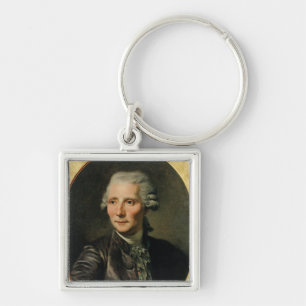 Porträt von De Pierres Augustin Caron Schlüsselanhänger