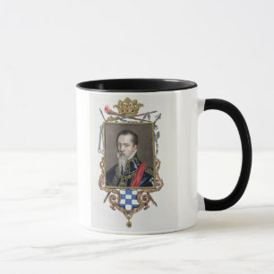 Porträt von De Toledo Ferdinands Alvarez Herzog Tasse