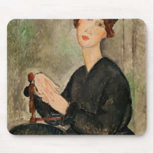 Porträt von Dedie Hayden, 1918 Mousepad