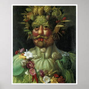 Porträt von der Vegetation Giuseppe Arcimboldo Poster