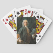 Porträt von Domenico Scarlatti Spielkarten (Rückseite)