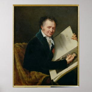 Porträt von DominiqueVivant Baron Denon, 1808 Poster