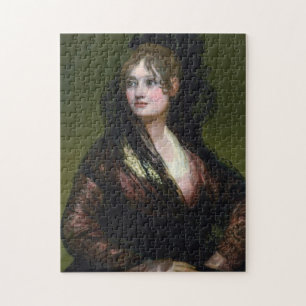 Porträt von Dona Isabel de Cabos Porsel von Goya Puzzle