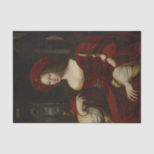 Porträt von Dona Isabel de Requesens Seidenpapier