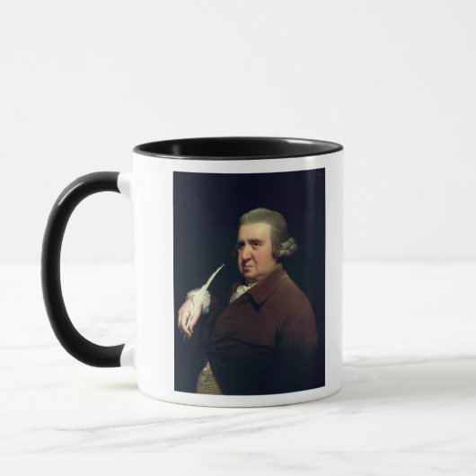 Porträt von Dr. Erasmus Darwin Tasse (Links)