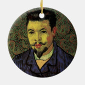 Porträt von Dr. Felix Rey von Vincent van Gogh Keramikornament (Hinten)