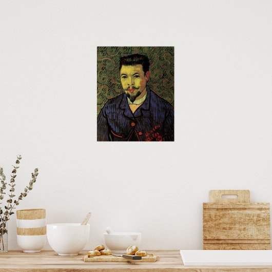 Porträt von Dr. Felix Rey von Vincent van Gogh Poster (Küche)