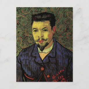 Porträt von Dr. Felix Rey von Vincent van Gogh Postkarte
