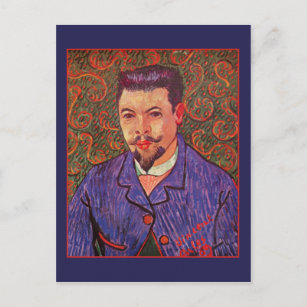 Porträt von Dr. Felix Rey von Vincent van Gogh Postkarte