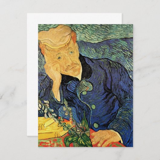 Porträt von Dr. Gachet von Vincent van Gogh (Vorne/Hinten)
