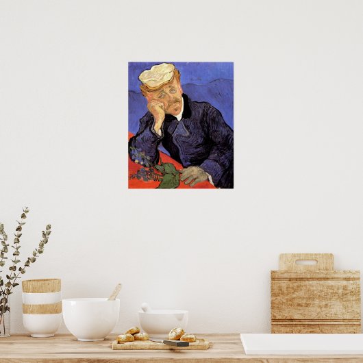 Porträt von Dr. Gachet von Vincent van Gogh Poster (Küche)