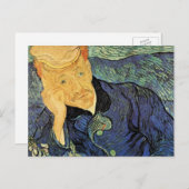 Porträt von Dr. Gachet von Vincent van Gogh Postkarte (Vorne/Hinten)