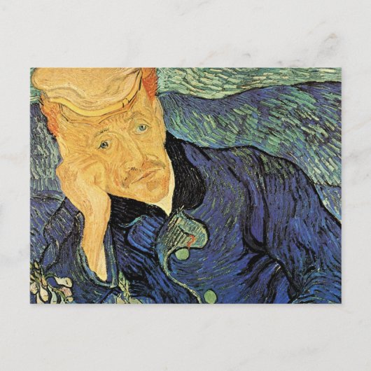 Porträt von Dr. Gachet von Vincent van Gogh Postkarte (Vorderseite)