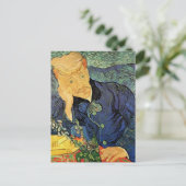 Porträt von Dr. Gachet von Vincent van Gogh Postkarte (Stehend Vorderseite)