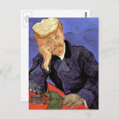 Porträt von Dr. Gachet von Vincent van Gogh Postkarte (Vorne/Hinten)