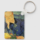 Porträt von Dr. Gachet von Vincent van Gogh Schlüsselanhänger (Rückseite)