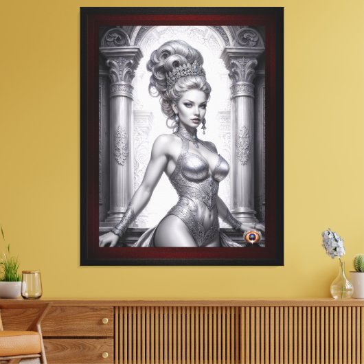 Porträt von Drusella Arkaevis Kunst, Dichtung und Leinwanddruck (Insitu (Wohnzimmer))