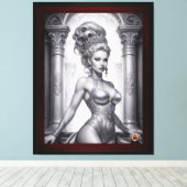 Porträt von Drusella Arkaevis Kunst, Dichtung und Leinwanddruck (Insitu (Holzboden))