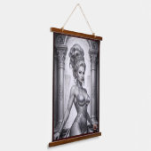 Porträt von Drusella Arkaevis Kunst, Dichtung und Wandteppich Mit Holzrahmen (Gewinkelt)