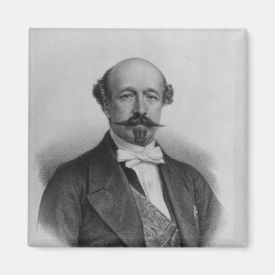 Porträt von Duc Charles de Morny c.1850 Magnet