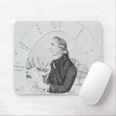 Porträt von Ebenezer Sibly umgeben Mousepad (Mit Mouse)