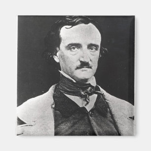 Porträt von Edgar Allan Poe Magnet