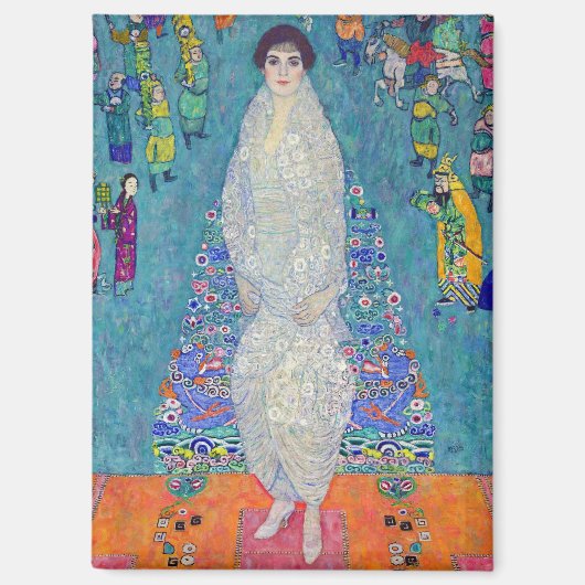 Porträt von Elisabeth Lederer, Gustav Klimt Magnet (Vorderseite)