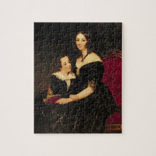 Porträt von Eliza Boardman und ihr Sohn, Robert, Puzzle