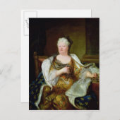 Porträt von Elizabeth Charlotte von Bayern Postkarte (Vorne/Hinten)