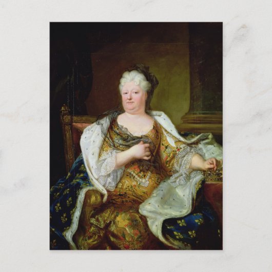 Porträt von Elizabeth Charlotte von Bayern Postkarte (Vorderseite)