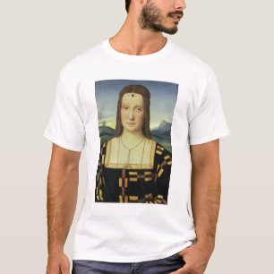Porträt von Elizabeth Gonzaga, c.1504 (Öl auf T-Shirt