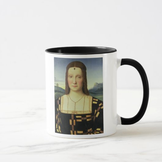Porträt von Elizabeth Gonzaga, c.1504 (Öl auf Tasse (Rechts)