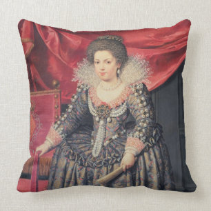 Porträt von Elizabeth von (1602-44) Tochter Kissen