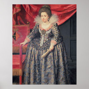 Porträt von Elizabeth von (1602-44) Tochter Poster