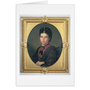 Porträt von Emilia Sampieri, 1870 (Öl auf