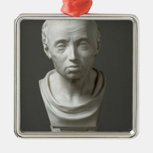 Porträt von Emmanuel Kant, 1801 Silbernes Ornament