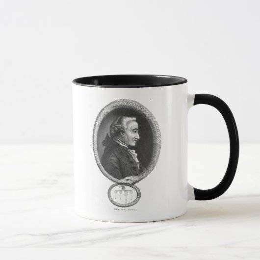 Porträt von Emmanuel Kant 2 Tasse (Rechts)