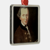 Porträt von Emmanuel Kant Silbernes Ornament (Rechts)