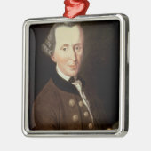 Porträt von Emmanuel Kant Silbernes Ornament (Links)