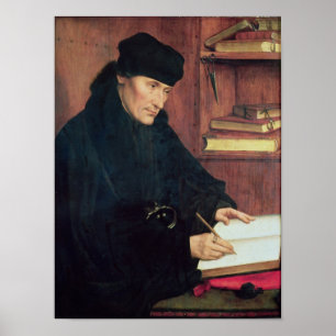 Porträt von ERASMUS von Rotterdam Poster