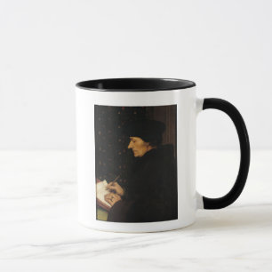 Porträt von Erasmus von Rotterdam Tasse