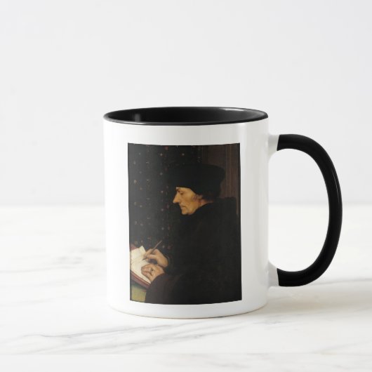 Porträt von Erasmus von Rotterdam Tasse (Rechts)