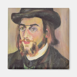 Porträt von Erik Satie c.1892 Magnet