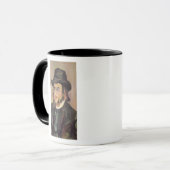 Porträt von Erik Satie c.1892 Tasse (Vorderseite Links)