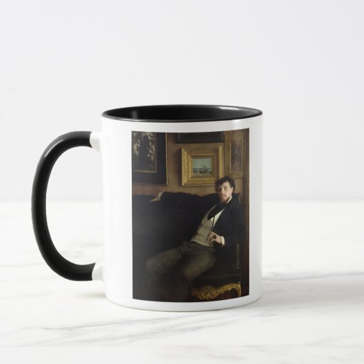 Porträt von Ernst Duez 1876 Tasse (Links)