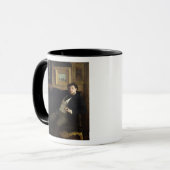 Porträt von Ernst Duez 1876 Tasse (Vorderseite Links)