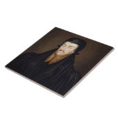 Porträt von Erzbischof Edmund-Grindal (c.1519-83) Fliese (Seite)