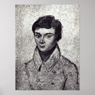 Porträt von Evariste Galois Poster