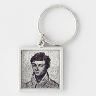 Porträt von Evariste Galois Schlüsselanhänger